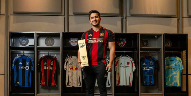 The winner of the eMLS Cup Finals, Paulo Neto, with next-gen sports fandom with Major League Soccer